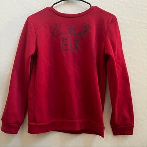 Girl’s Christmas Long Sleeve Pajama Top L